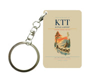 Thumbnail for Kittilä Airport (KTT) design on beige key chain