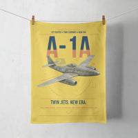 Thumbnail for Messerschmitt Me 262A-1a design on yellow towel