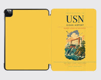 Thumbnail for Ulsan Airport (USN) design on yellow ipad tablet case