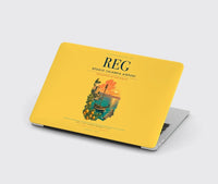 Thumbnail for Reggio Calabria Airport (REG) design on yellow MacBook case