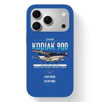 Thumbnail for Daher Kodiak 900 design on blue magsafe iphone case, for iPhone 17 Pro
