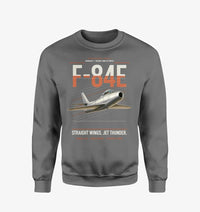 Thumbnail for F-84E Thunderjet design on gray sweatshirt