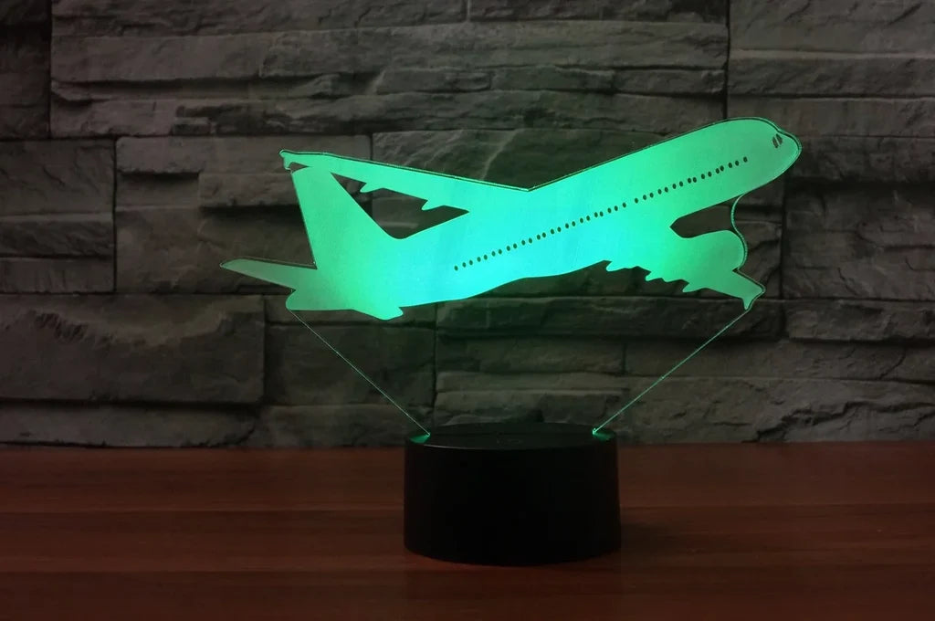 Customisable Airbus A320 3D Lamp - view 4