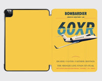 Thumbnail for Bombardier Learjet 60XR design on yellow ipad tablet case