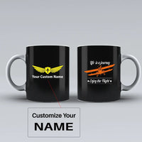 Thumbnail for Customisable Life is a journey Enjoy Mug - view 3