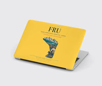 Thumbnail for Manas International Airport (FRU) design on yellow MacBook case