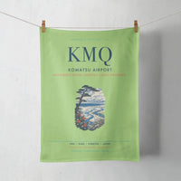Thumbnail for Komatsu Airport (KMQ) design on light green towel