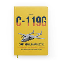 Thumbnail for C-119G Flying Boxcar design on yellow notebook