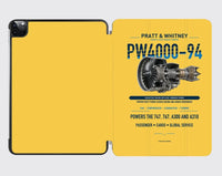 Thumbnail for PW4000-94 design on yellow ipad tablet case