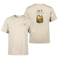 Thumbnail for Skellefteå Airport (SFT) design printed on beige double-side t-shirt