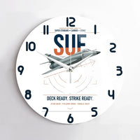 Thumbnail for Dassault Super Étendard design on white no frame wall clock