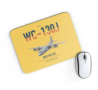 Thumbnail for WC-130J Hurricane Hunter design on yellow rectangle mouse pad