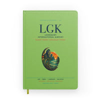 Thumbnail for Langkawi International Airport (LGK) design on light green notebook
