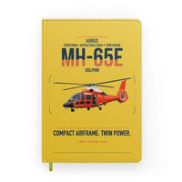 Thumbnail for Airbus MH-65E Dolphin design on yellow notebook