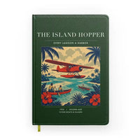Thumbnail for VINTAGE G4024 - The Island Hopper - Designed Notebooks design on darkgreen