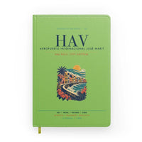 Thumbnail for Havana José Martí International Airport (HAV) design on light green notebook