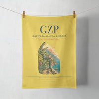 Thumbnail for Gazipasa-Alanya Airport (GZP) design on yellow towel