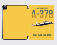Thumbnail for A-37B Dragonfly design on yellow ipad tablet case