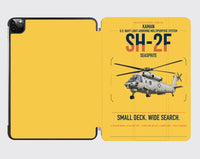 Thumbnail for Kaman SH-2F Seasprite design on yellow ipad tablet case