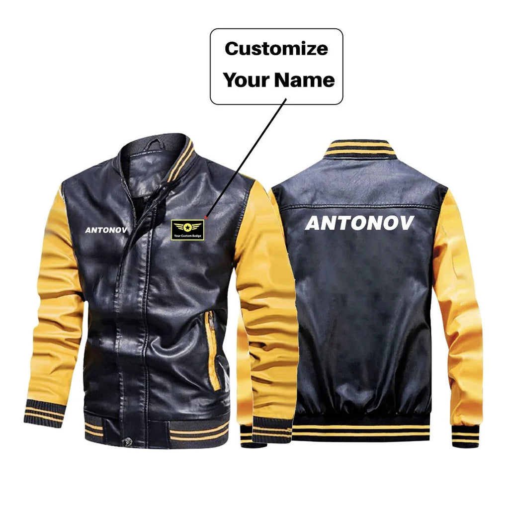 Antonov & Text Bomber Jacket - view 3