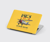 Thumbnail for F3F-2 Last Biplane First Fight design on yellow MacBook case