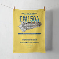 Thumbnail for PW150A design on yellow towel