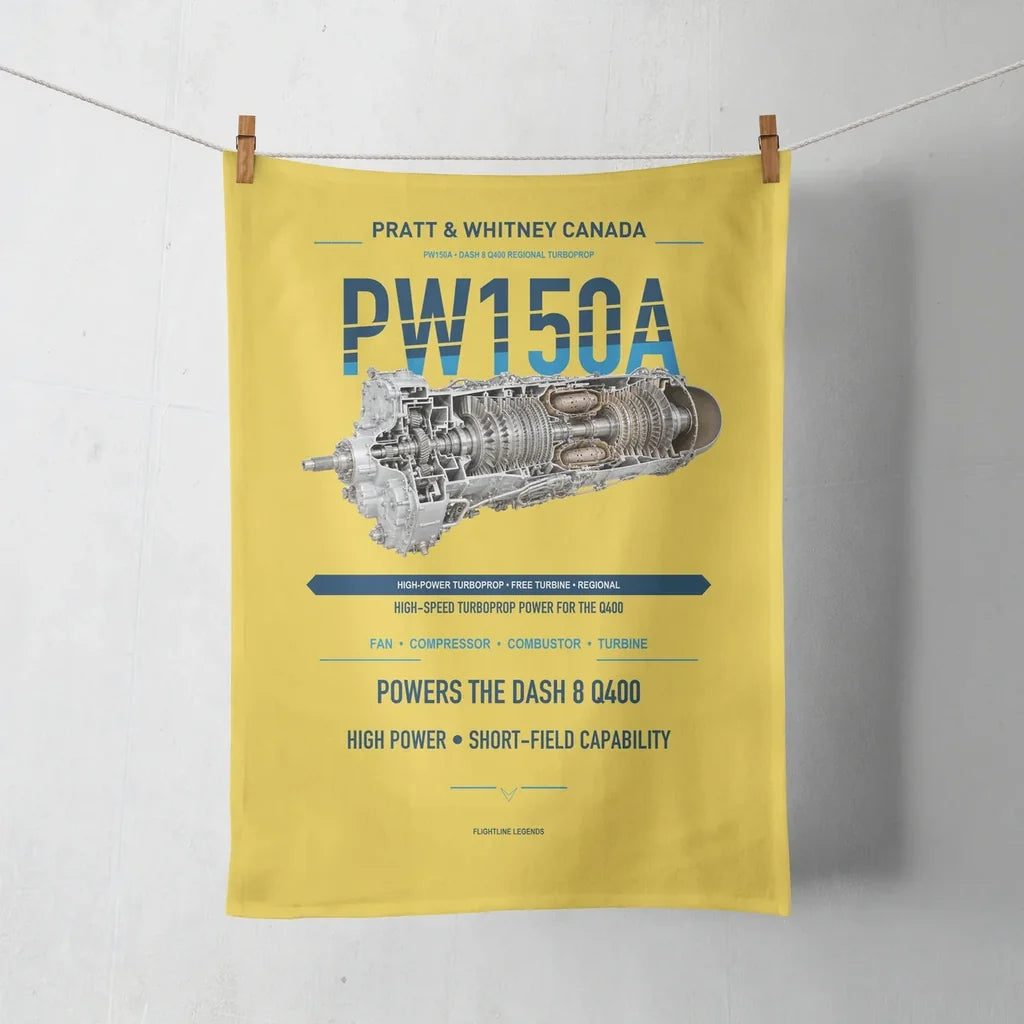 PW150A design on yellow towel
