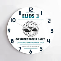 Thumbnail for Flyability Elios 3 design on white no frame wall clock