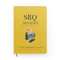 Thumbnail for Sarasota Bradenton International Airport (SRQ) design on yellow notebook