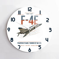Thumbnail for F-4E Phantom II design on white no frame wall clock