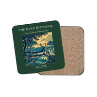Thumbnail for The Dawn Dispersal - Designed Coasters design on dark green 1-piece