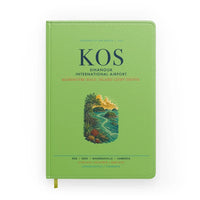 Thumbnail for Sihanouk International Airport Sihanoukville (KOS) design on light green notebook