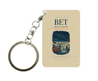 Thumbnail for Bethel Airport (BET) design on beige key chain