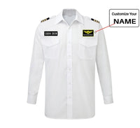 Thumbnail for Customisable Cabin Crew Text Shirt - view 3