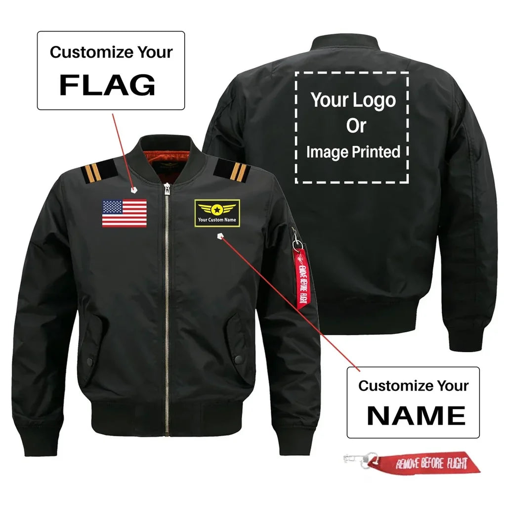 Customisable Pilot Epaulettes Jacket - view 3