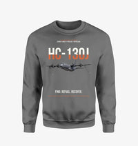 Thumbnail for HC-130J COMBAT KING II design on gray sweatshirt