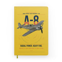 Thumbnail for Focke-Wulf Fw 190A-8 design on yellow notebook