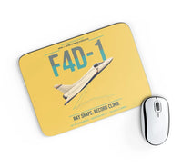 Thumbnail for F4D-1 Skyray design on yellow rectangle mouse pad