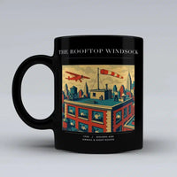 Thumbnail for VINTAGE G4312 - The Rooftop Windsock - Ceramic Mug design on black