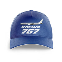 Thumbnail for The Boeing 757 printed hat - blue
