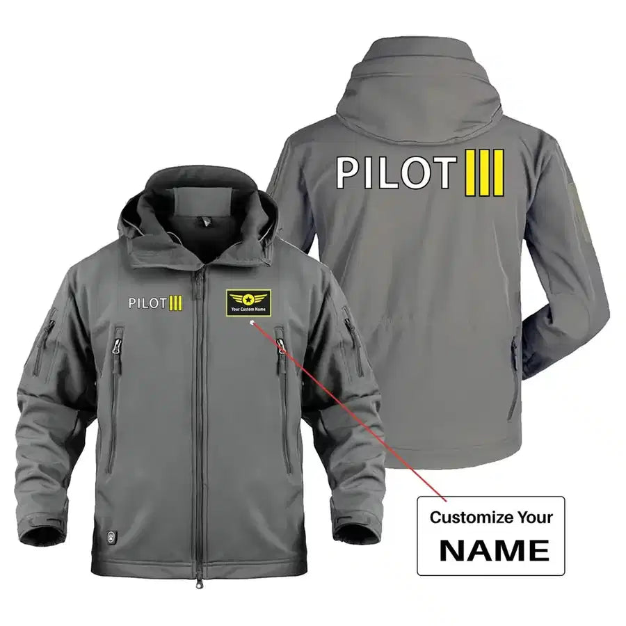 Customisable Pilot & Stripes Jacket - view 3