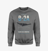 Thumbnail for B-2A Spirit design on gray sweatshirt