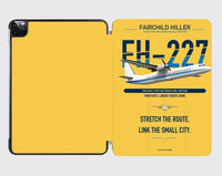 Thumbnail for Fairchild Hiller FH-227B design on yellow ipad tablet case