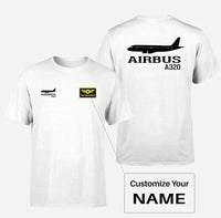 Thumbnail for Customisable Airbus A320 T-Shirt - view 3