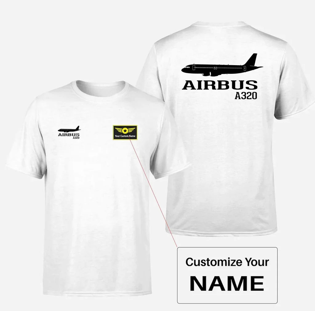 Customisable Airbus A320 T-Shirt - view 3