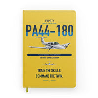Thumbnail for Piper PA-44-180 Seminole design on yellow notebook