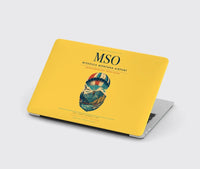 Thumbnail for Missoula Montana Airport (MSO) design on yellow MacBook case