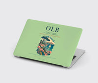 Thumbnail for Olbia Costa Smeralda Airport (OLB) design on light green MacBook case