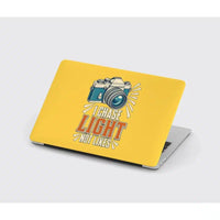 Thumbnail for I Chase Light Not Likes design on yellow MacBook case