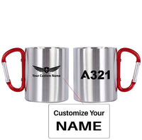 Thumbnail for Customisable Airbus A321 Mug - view 3
